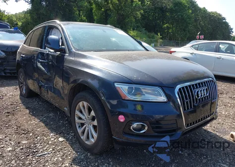 2016 Audi Q5 2.0T Premium из США, поврежденный, VIN WA1L2BFP0GA051293